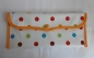 Preview: Oilcloth cutlery bag colorful dots orange